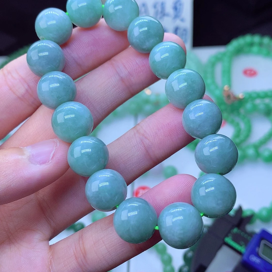 翡翠毛衣链未镶嵌