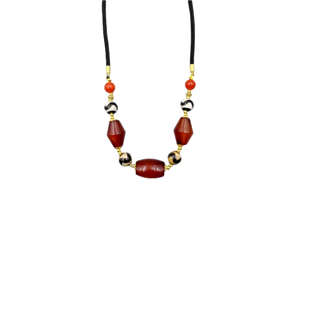 血离子玛瑙项链A28-958赠礼盒(多样性发其一)