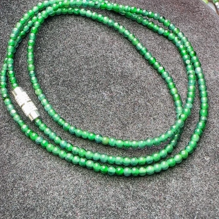 翡翠未镶嵌颈饰天然A货