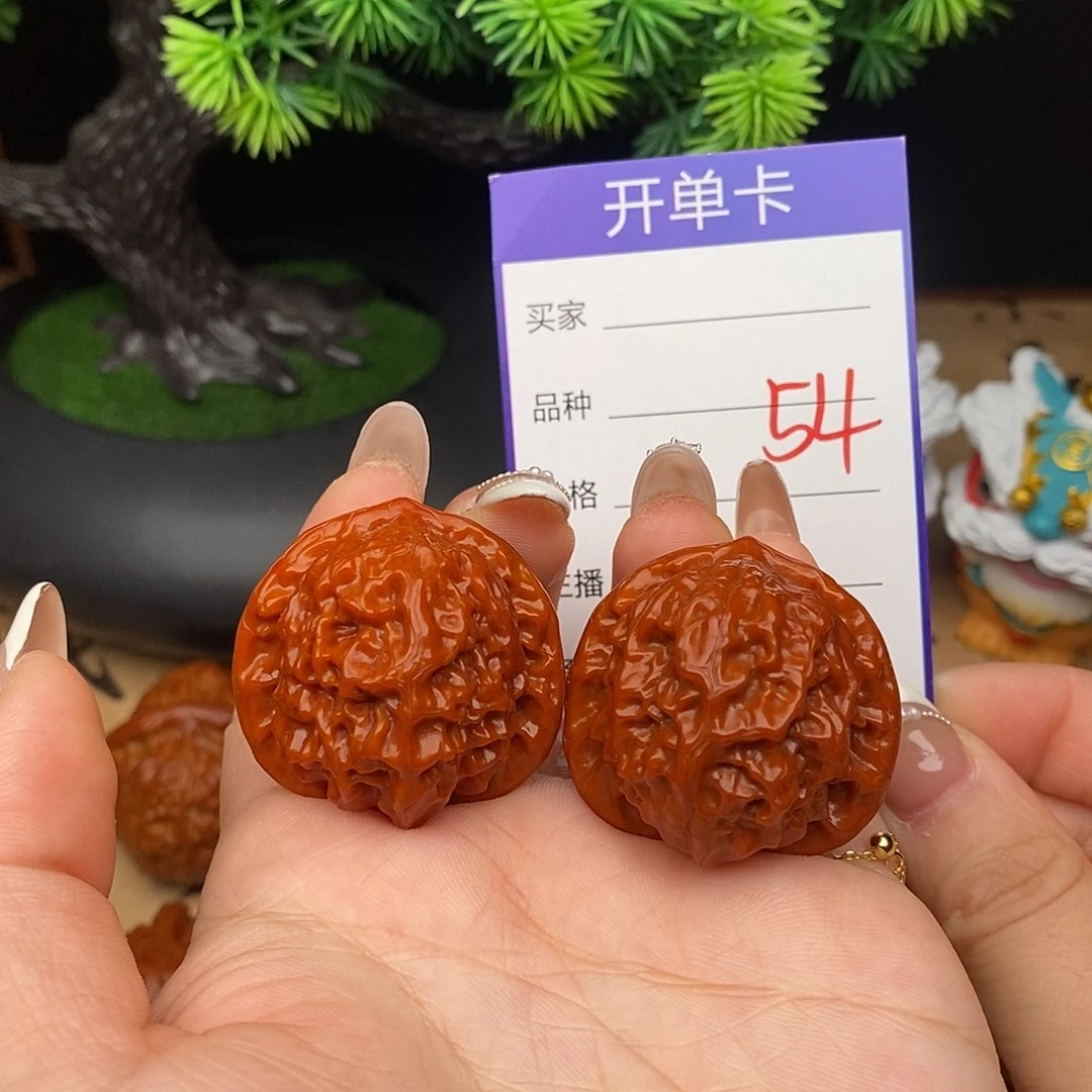 文玩核桃吊坠54号35瓷娃娃