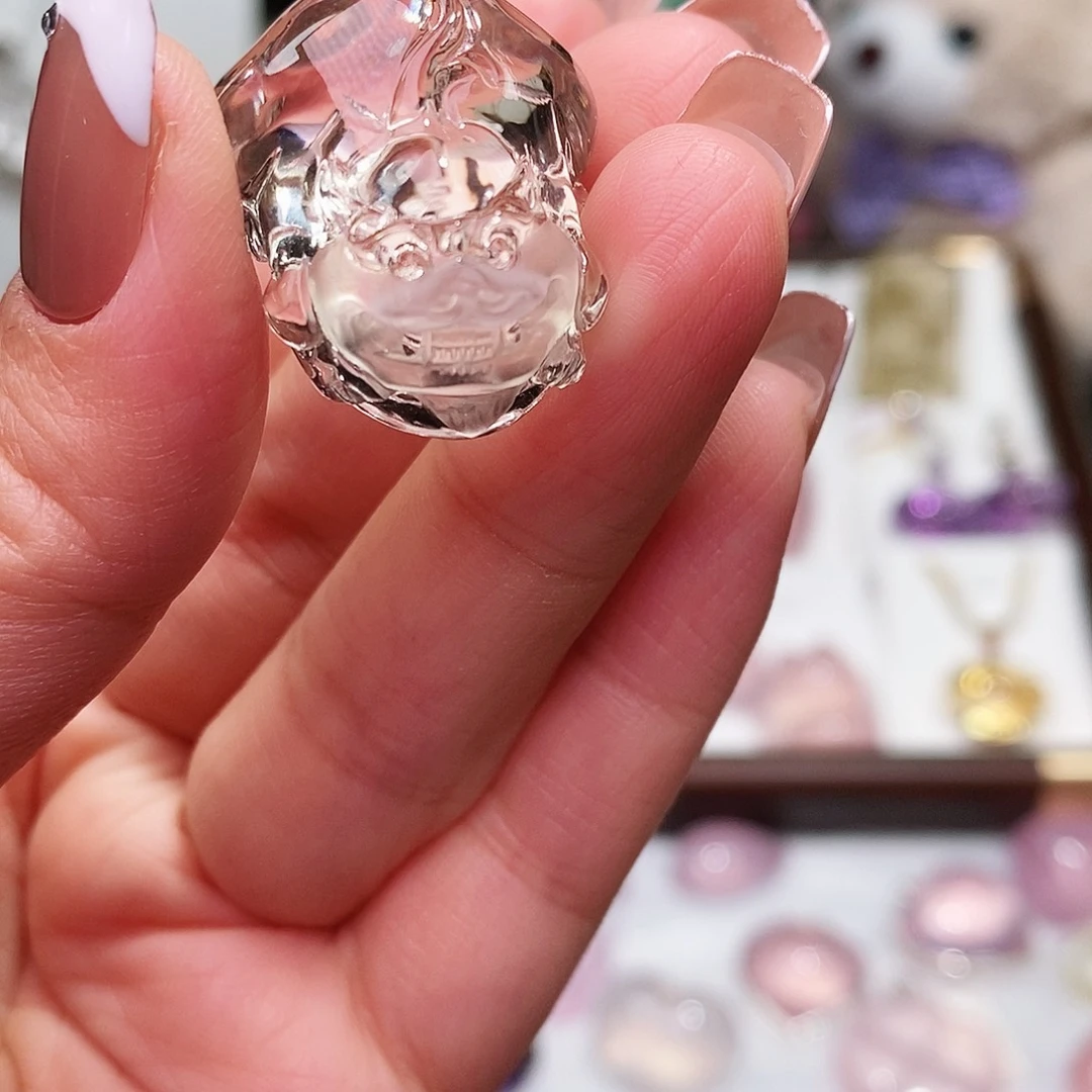 未镶嵌水晶吊坠(赠链)