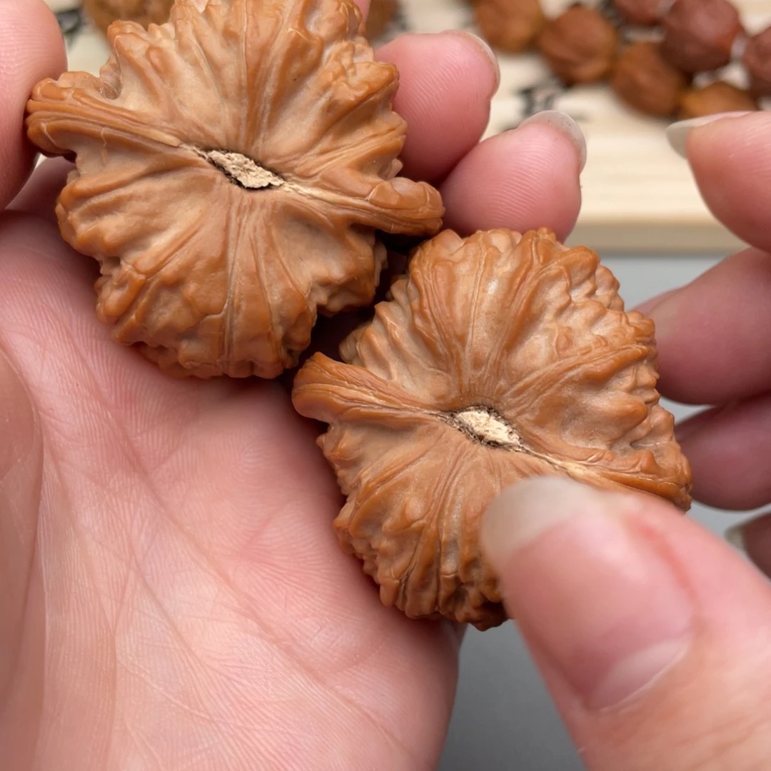 文玩核桃把件白狮子42