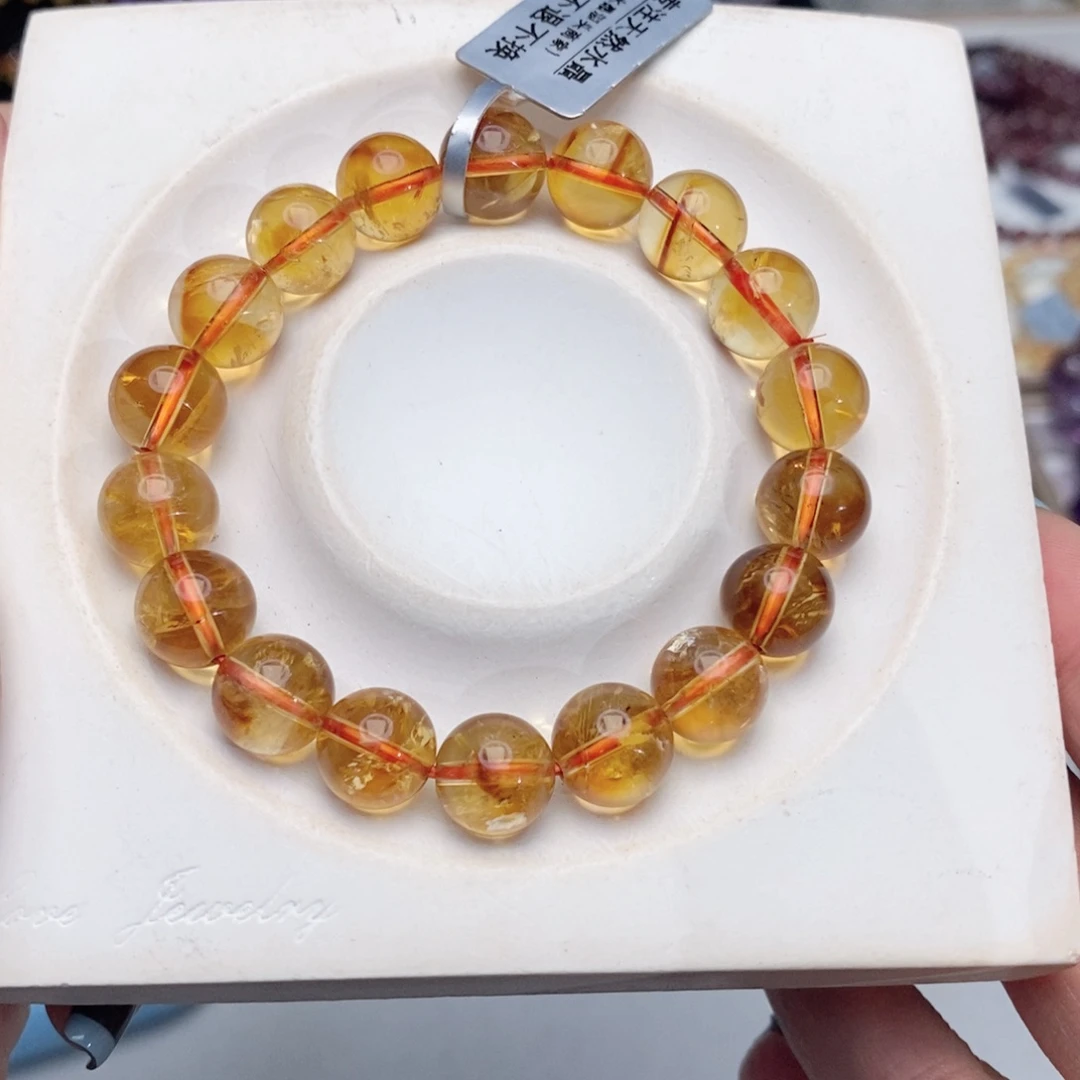 水晶手链未镶嵌黄塔山