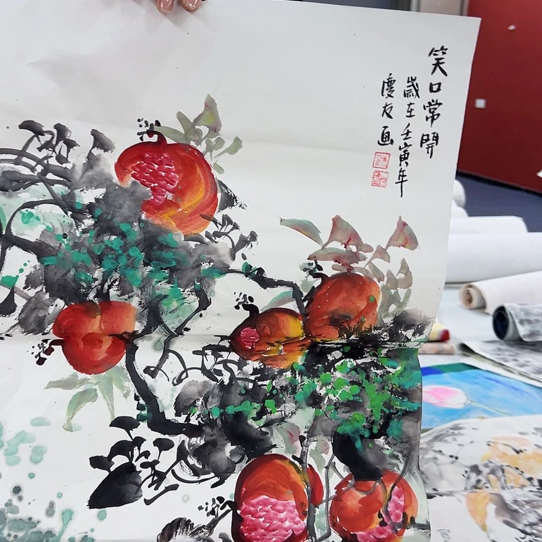 国画事事顺心如意万事如意万事如意