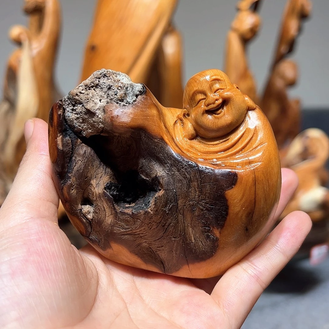 柏木崖柏木手把件摆件