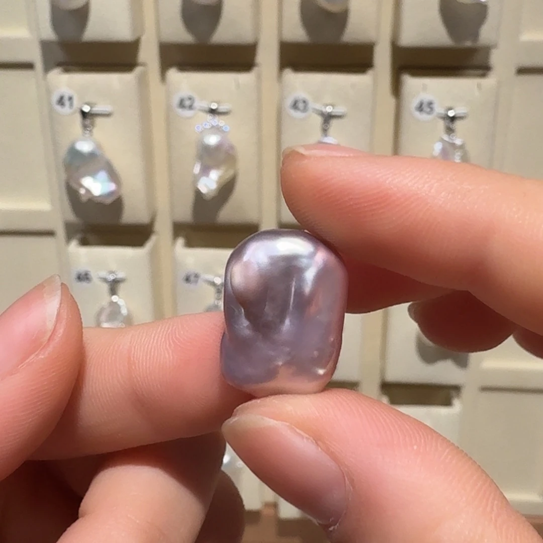 颈饰合金淡水珍珠