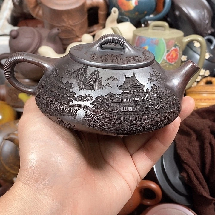 茶壶紫砂微瑕微瑕