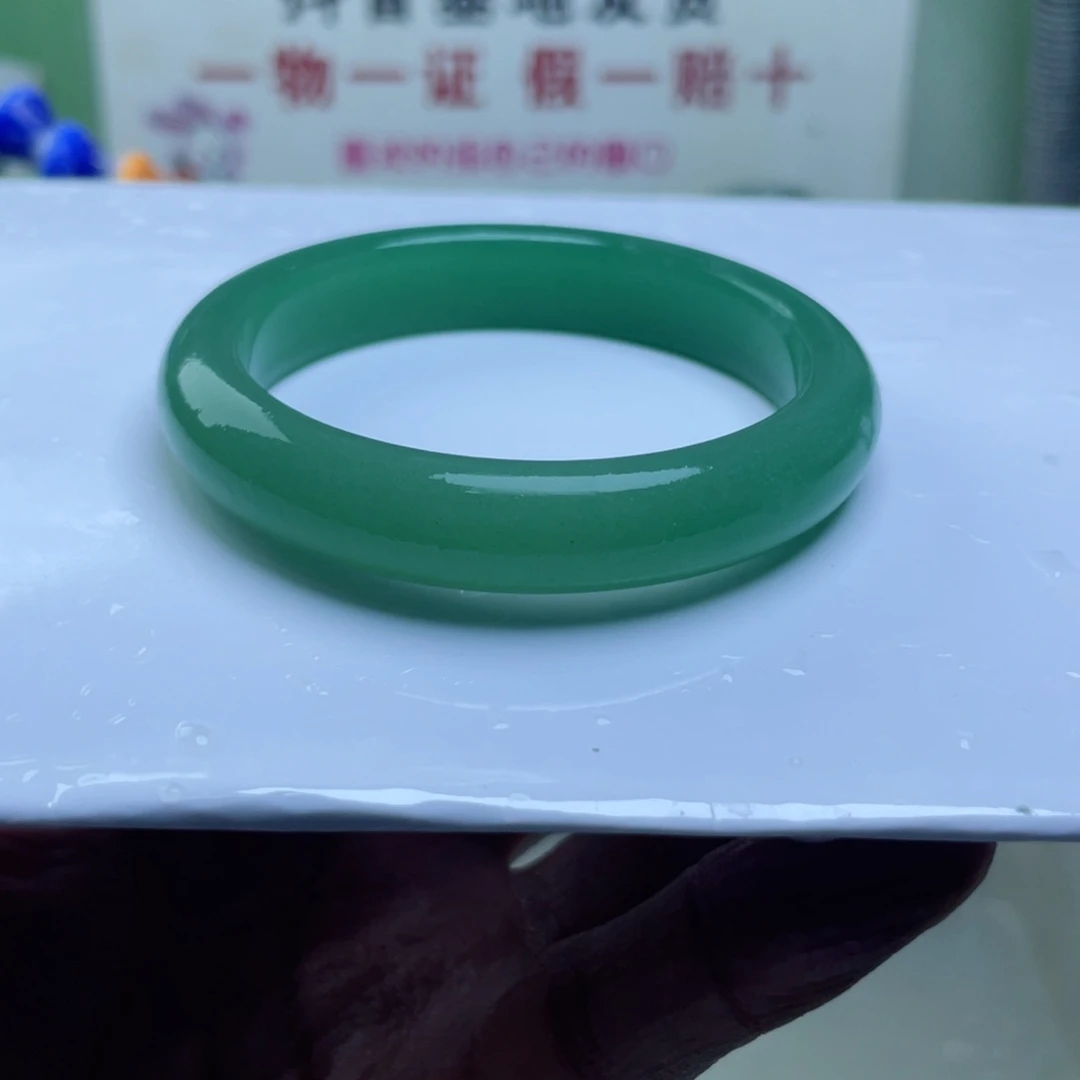 【闪购商品】定制石英质玉路****?东陵玉56圈口