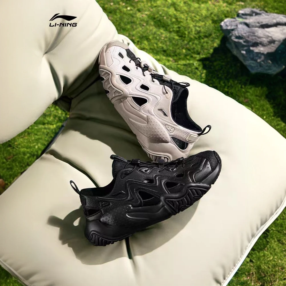 流光风李宁猫爪凉鞋男子舒适户外时尚经典透气休闲鞋AGCV121