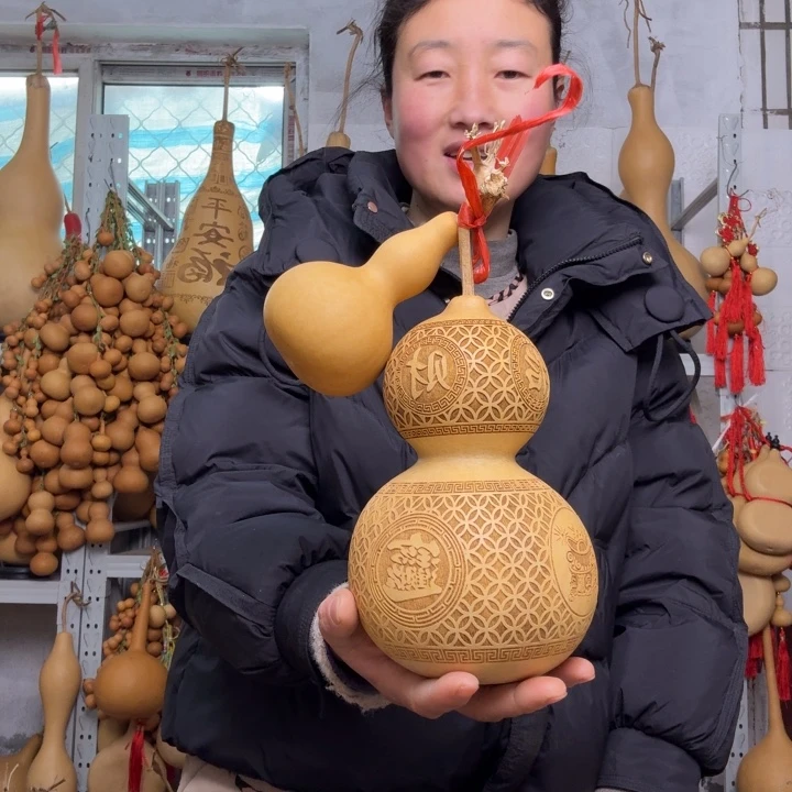 無***夜葫芦天然植物葫芦文玩