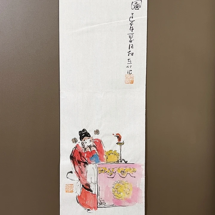 楚***韵国画林立仁---手绘原创