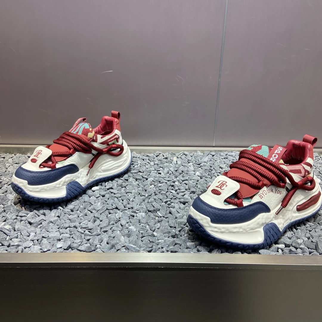 潮牌老爹鞋秋季新款男鞋舒适百搭潮鞋防滑厚底增高运动休闲鞋男款