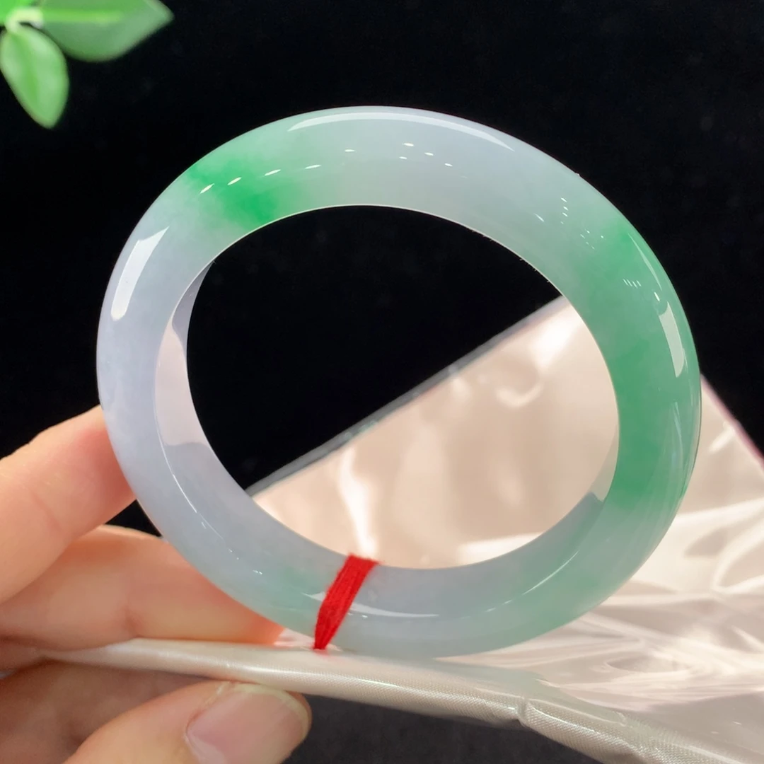 翡翠未镶嵌手镯0478