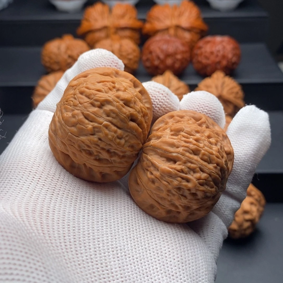 把件文玩核桃41尺全品平谷铁锤