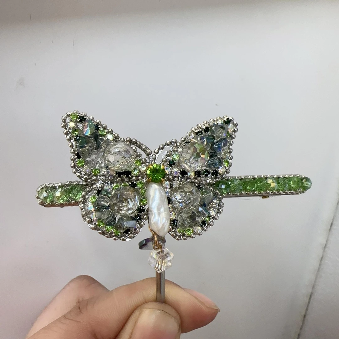 C705高级绿色重工蝴蝶鸭夹