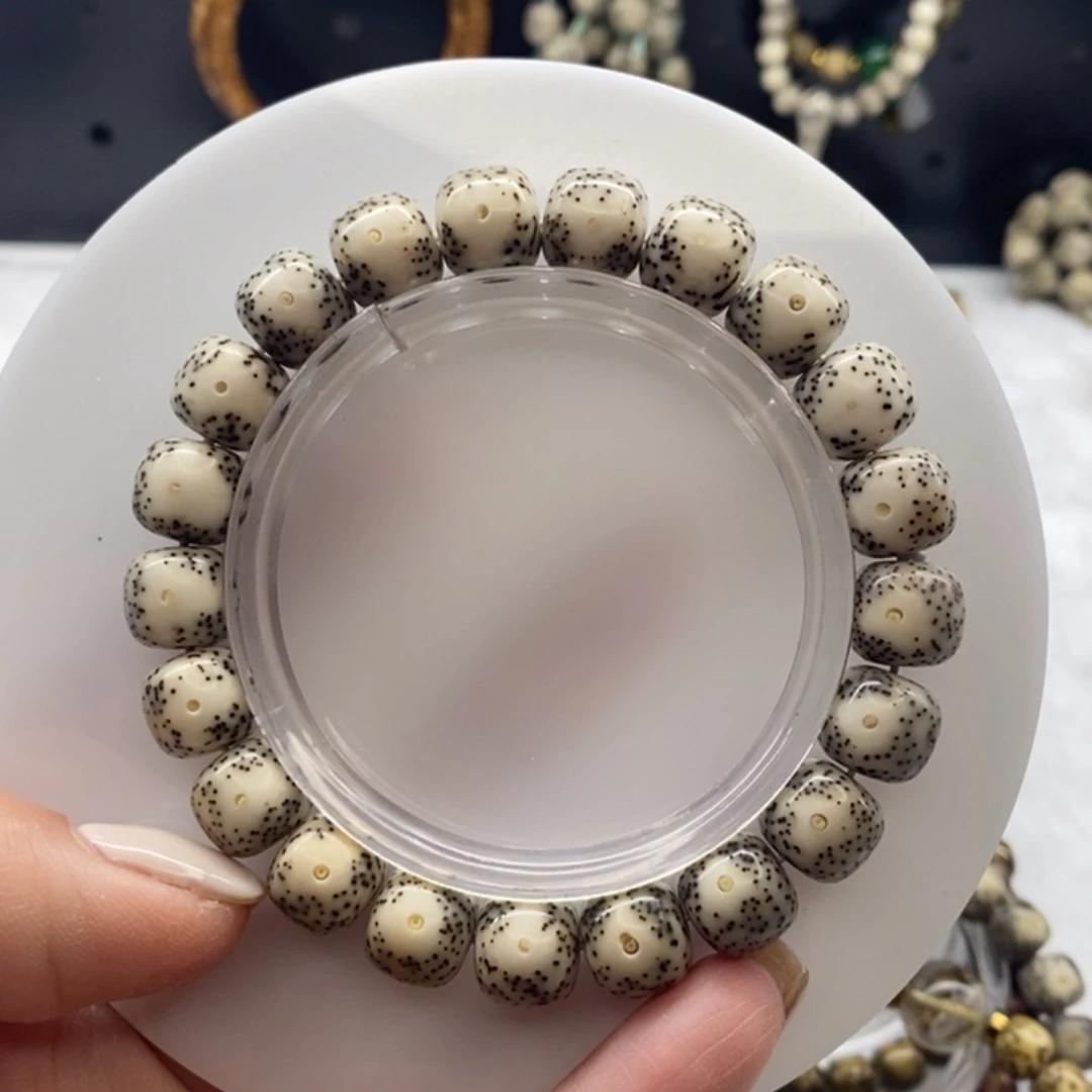 手串星月菩提11大眼瓷白