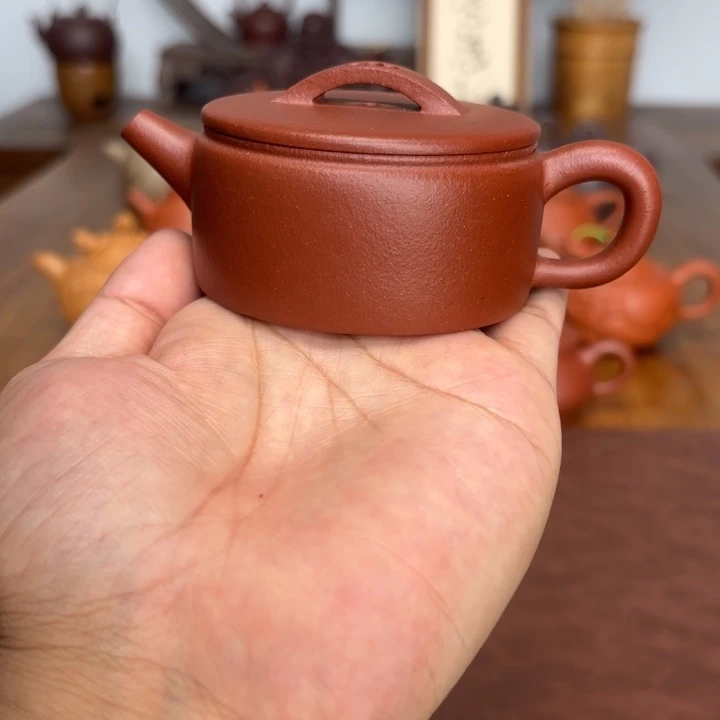 茶壶紫砂汉瓦100毫升零添加红降坡一物一检测