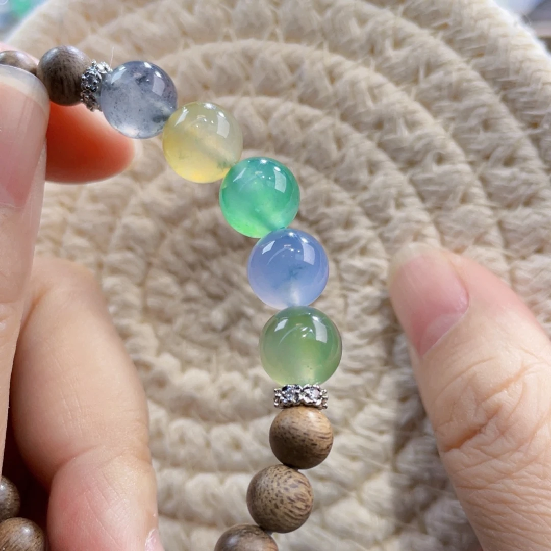 翡翠未镶嵌手链卡9.6