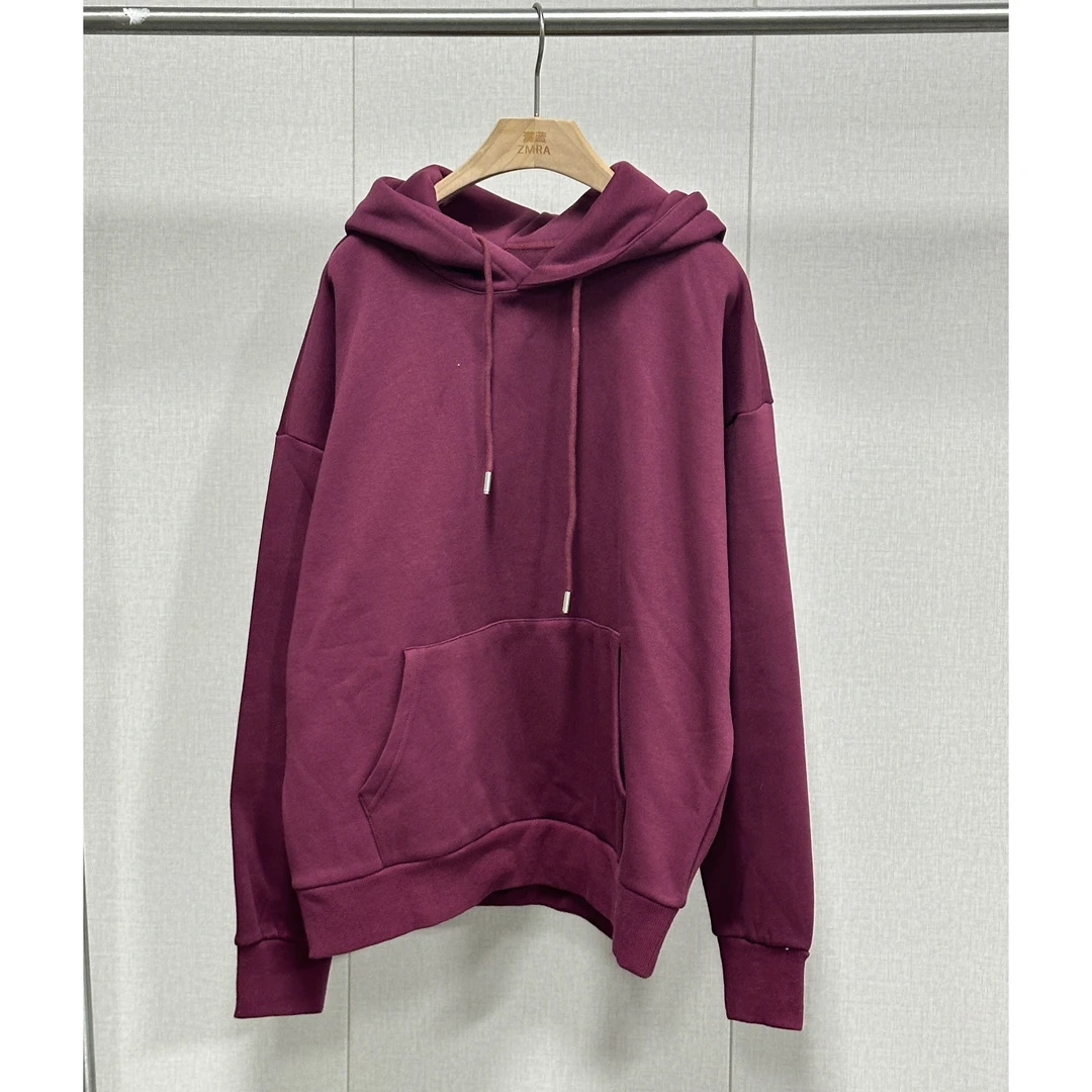 ZM2322  秋冬厚款保暖简约时尚百搭上衣裤子套装