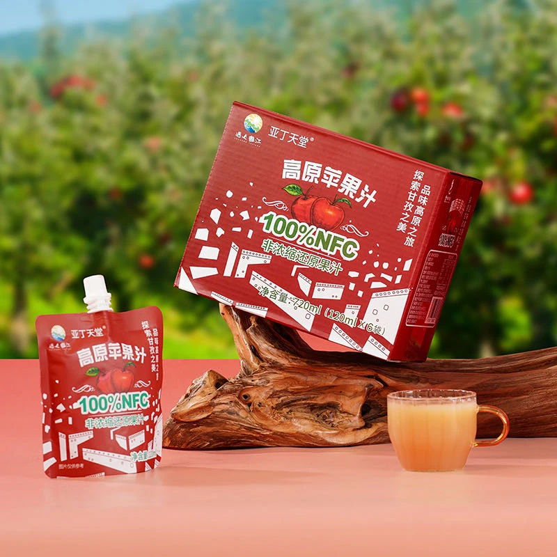 高原苹果汁 果汁无添加非浓缩还原