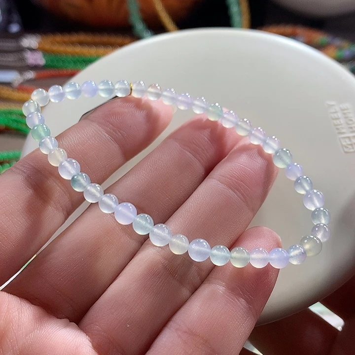 未镶嵌手链翡翠宠粉大漏*闭眼拍*冰胶底马卡龙卡4.30～5+