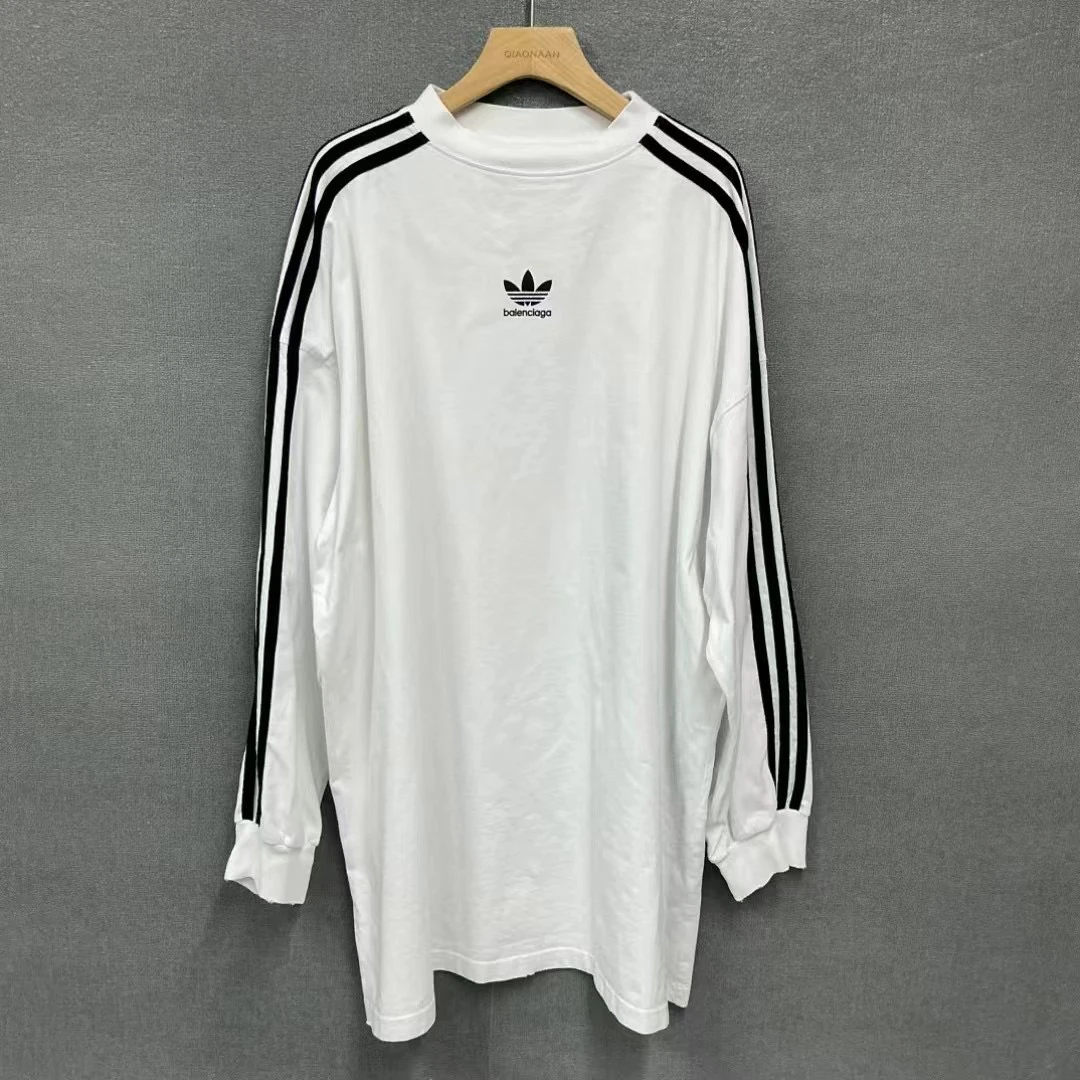 99新 Balenciaga/巴黎世家 联名印花logo卫衣/2码