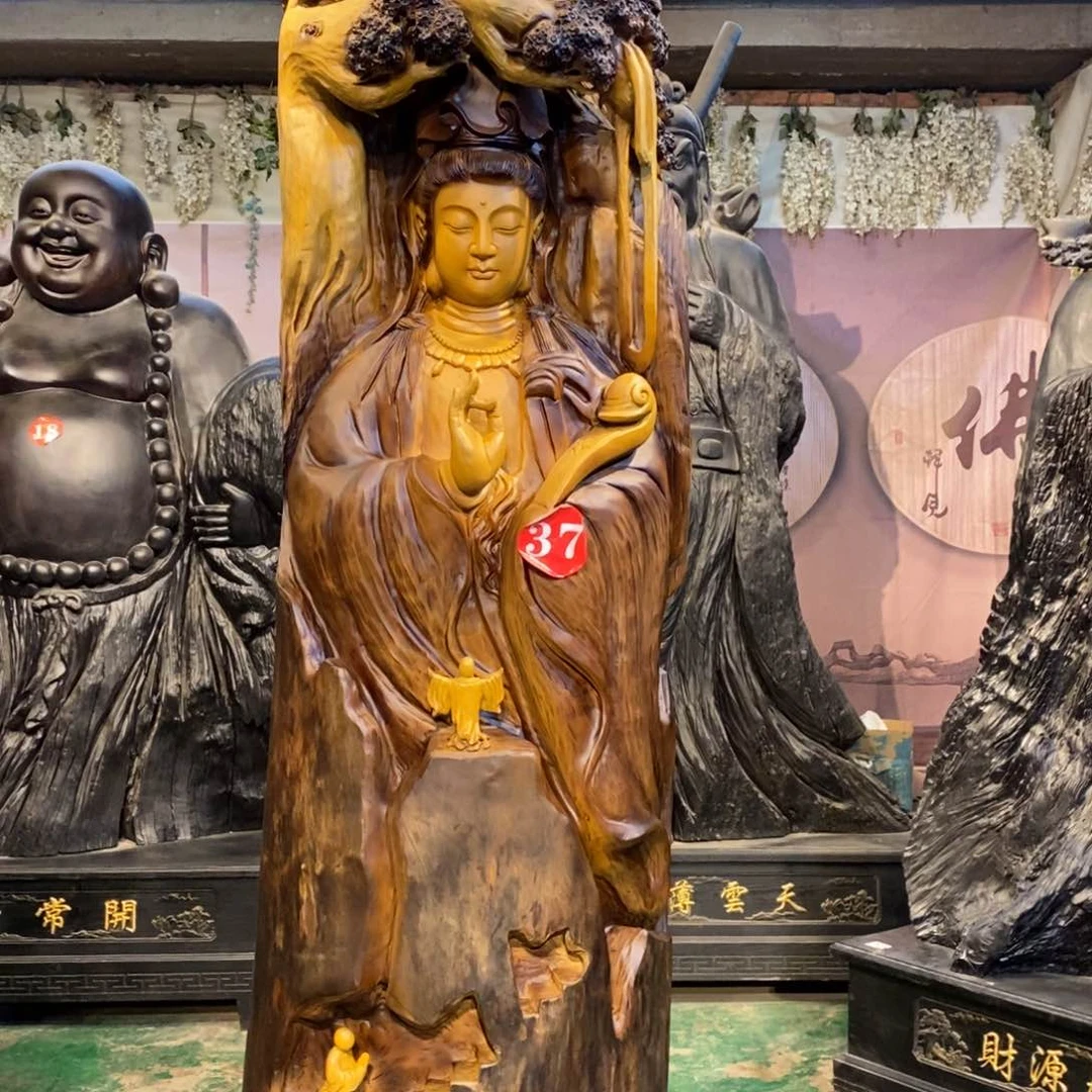 中***估香樟木观音不包入户