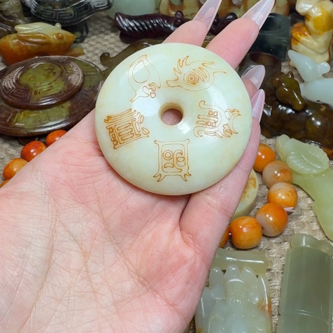 白玉菩提吊坠挂件