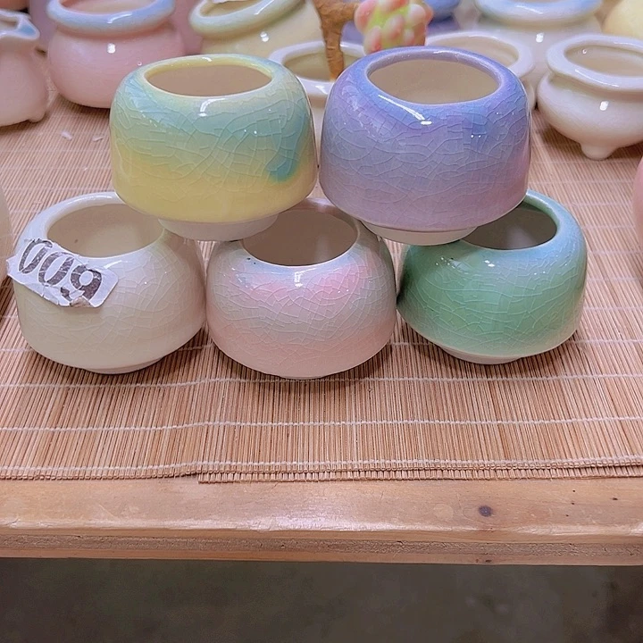 红陶陶瓷花盆当场满12包邮