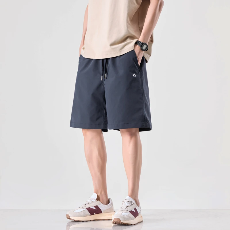新款美式户外工装机能软壳中裤时尚宽松百搭高街休闲男裤短裤2616