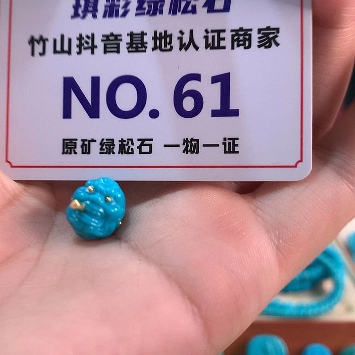 未镶嵌绿松石珠宝奇石