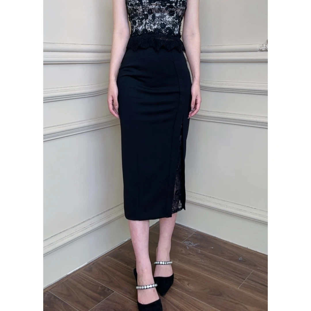 【美美定制】高腰半身裙轻职场显瘦半裙-82052