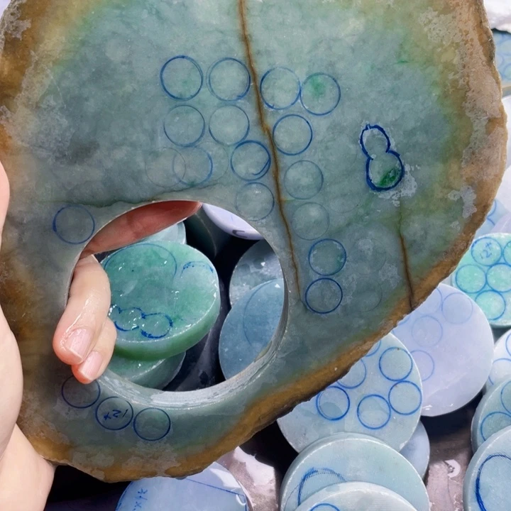 翡翠裸石天然A货翡翠