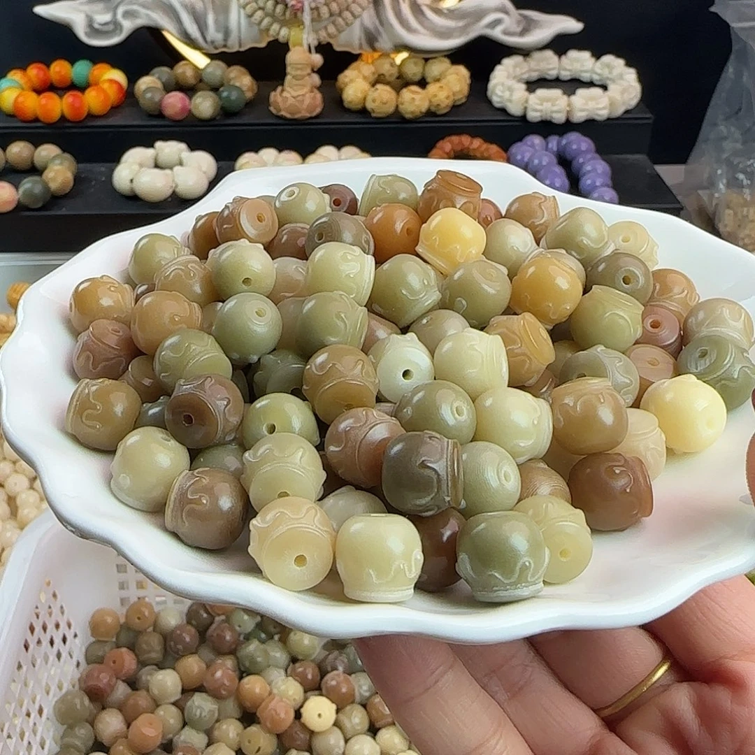 手串菩提根/象牙果卡12多宝蜜罐100颗