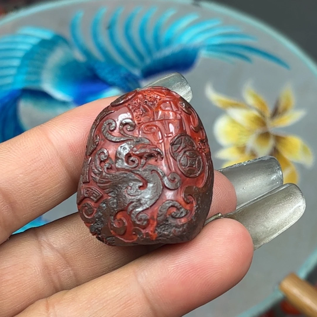 南红玛瑙未镶嵌吊坠