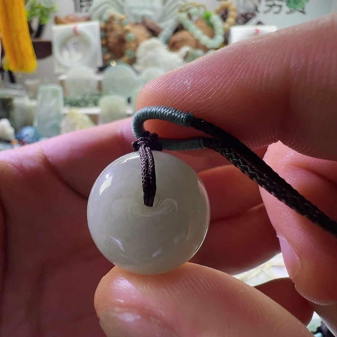 翡翠未镶嵌颈饰翡翠苹果珠