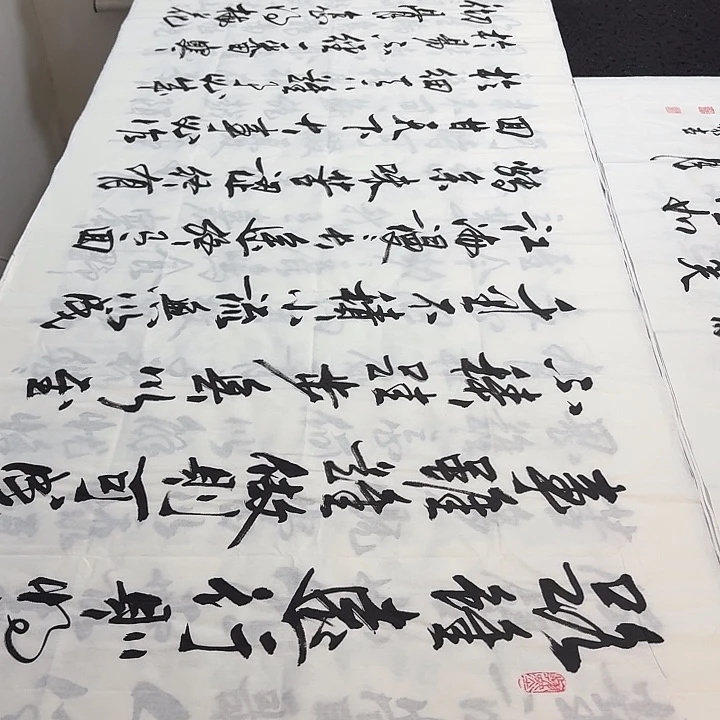 书法老师精品行书平尺