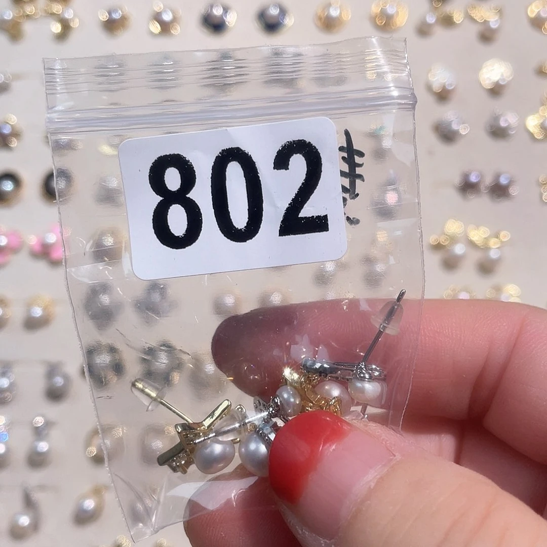 合金淡水珍珠耳饰慧*宝