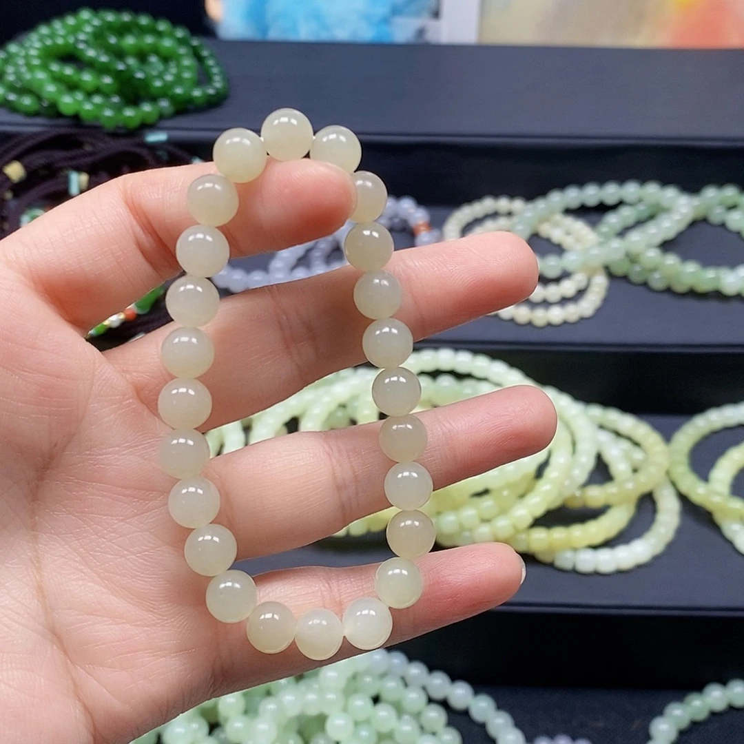 和田玉未镶嵌手串