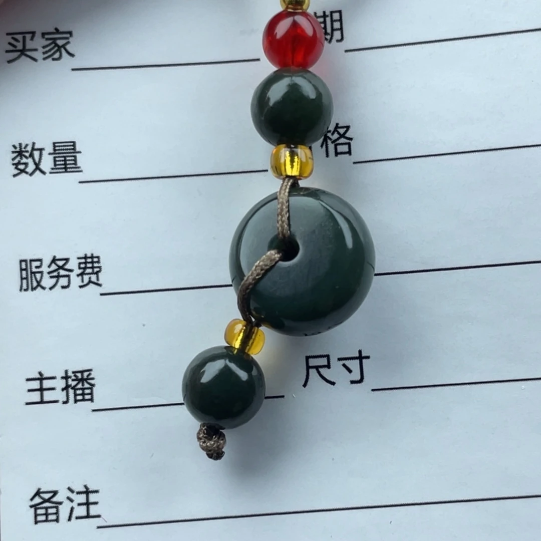 颈饰未镶嵌和田玉无*为