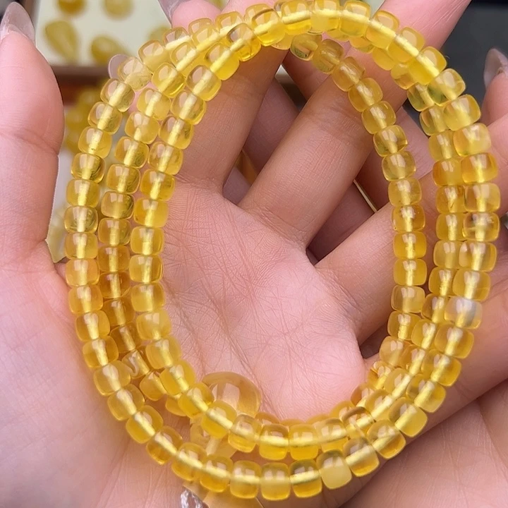 琥珀未镶嵌裸石金珀