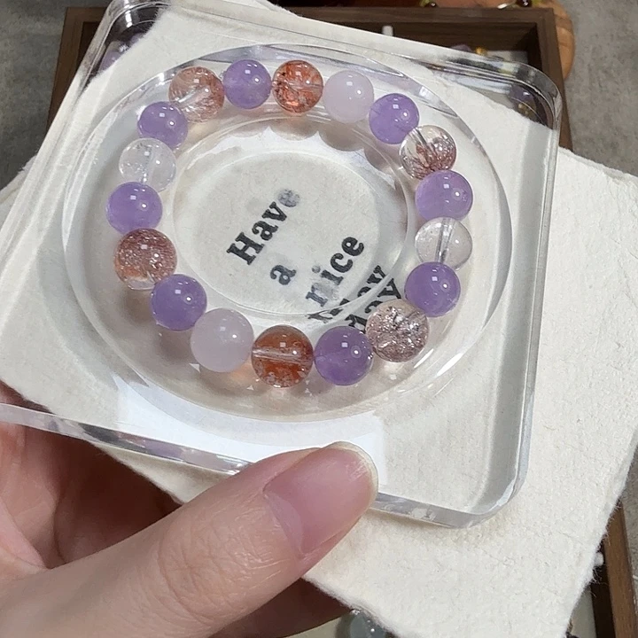 水晶未镶嵌手链水晶手串