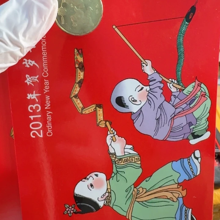 其他普通金属带信封，一轮蛇卡册