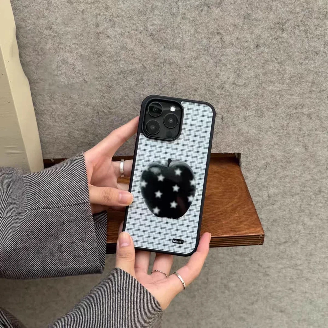 【黄油专属】滴胶简约星星苹果小众适用苹果16pro女iphone15手机壳