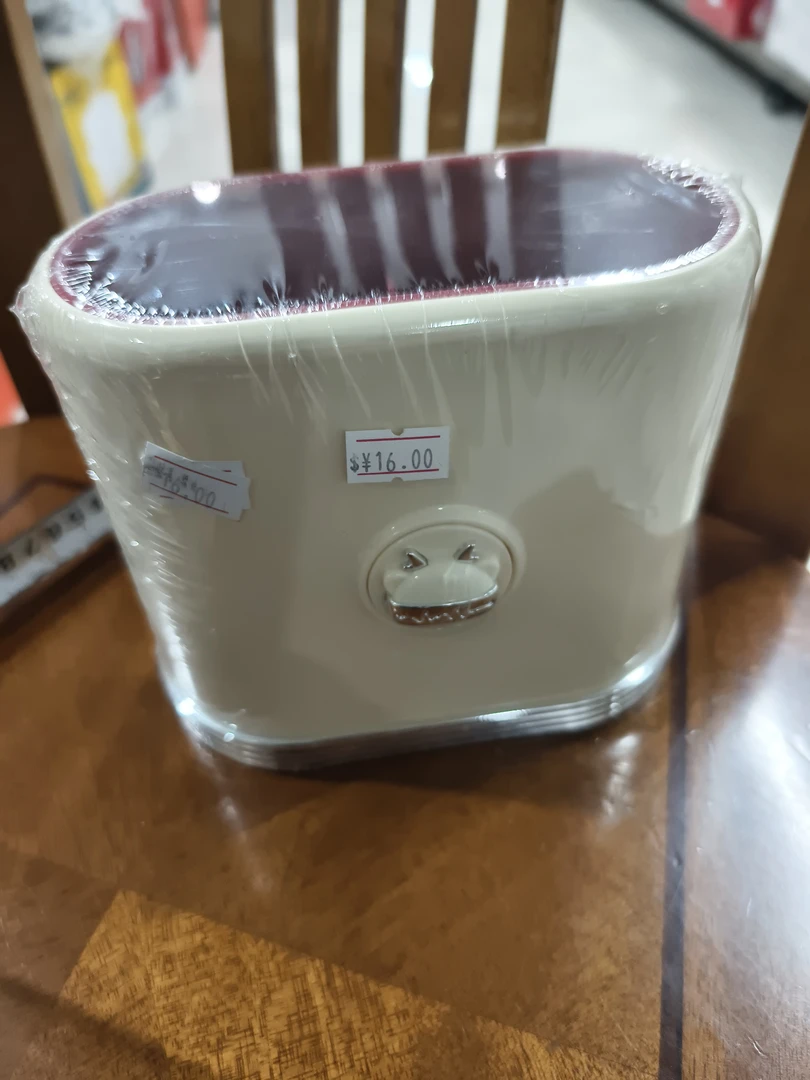 抗菌塑料双层筷子盒手工蓝色绿色绿色复古多功能