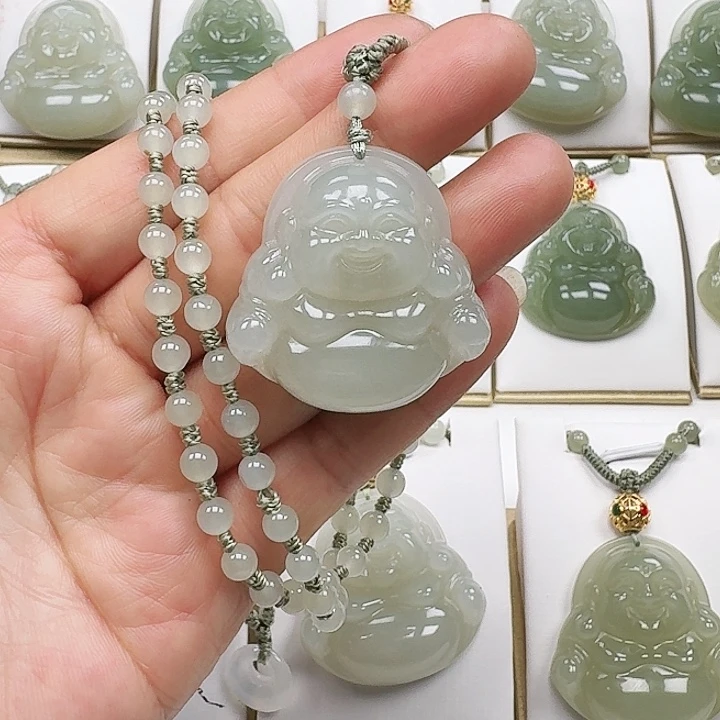 蓝***1和田玉未镶嵌颈饰