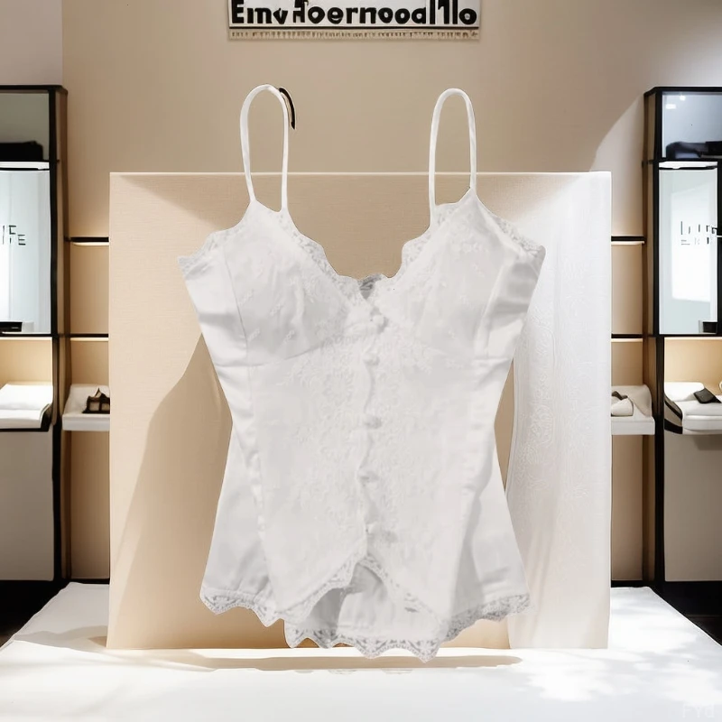 国风新中式背心女打底蕾丝吊带新款内搭2025修身外穿夏季薄款上衣
