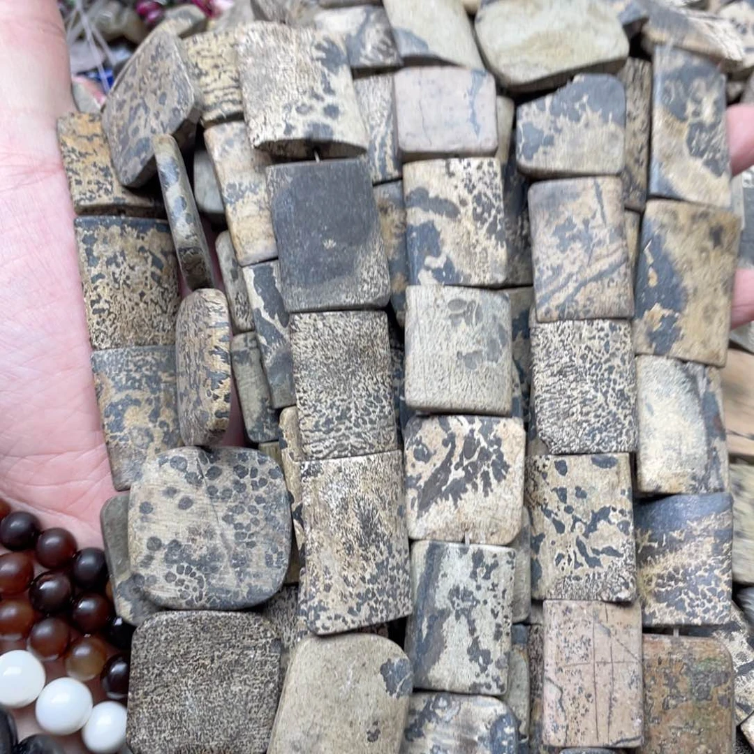 玛瑙/玉髓合金珠宝半成品一条豹纹