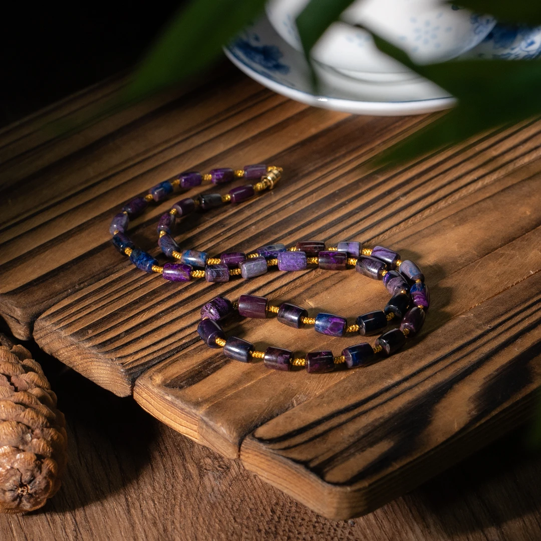 世间臻宝-舒俱来桶珠项链/45cm/4-7mm+-/多样性发/P6171/2/