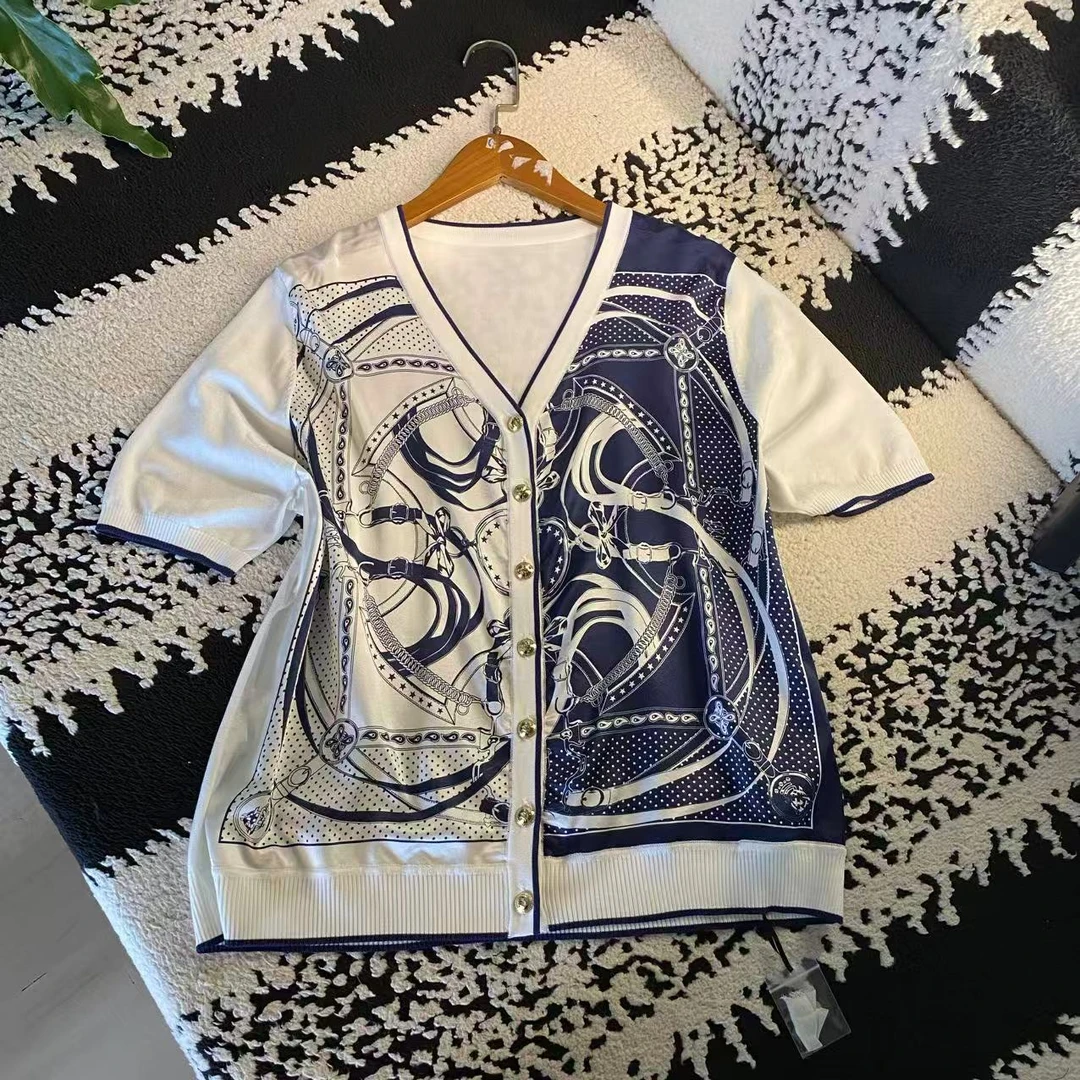 【K姐私家定制】618福利场-短袖印花常规型新中式T恤复古风